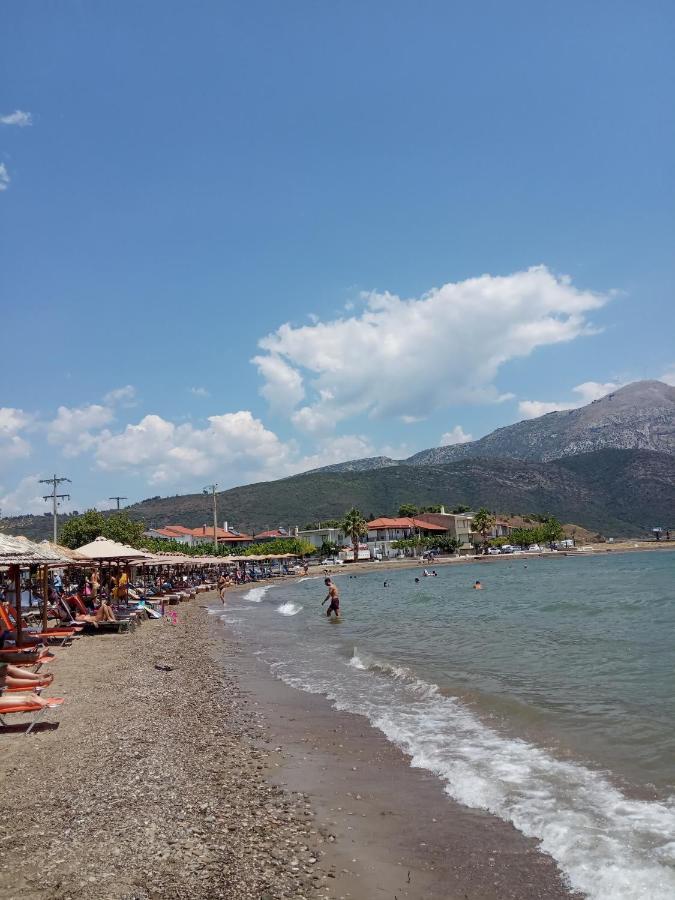 Πέτρινο Στη Θάλασσα Leilighet Návpaktos Eksteriør bilde